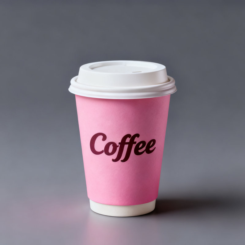 Eco-friendly custom printed logo biodegradable disposable 8oz double-layer coffee paper cup