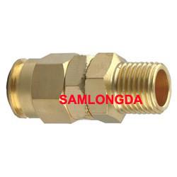  1/4&quot; Swivel NPT Pneumatic Fitting for PU Tube, Female coupling, brass material Manufactures