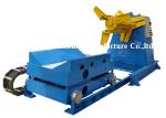 Auto Single Unrolling Horizontal Coil Hydraulic Decoiler Machine With Pressing