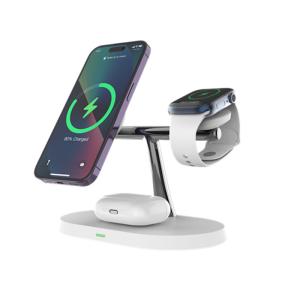  Phone/Earphone/Watch 15w Magnetic Wireless Charging Pad ABS material Manufactures