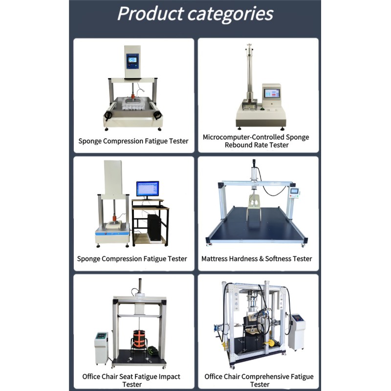 Sponge / Spring Pack / Serpentine Spring Compression Fatigue Testing Machine