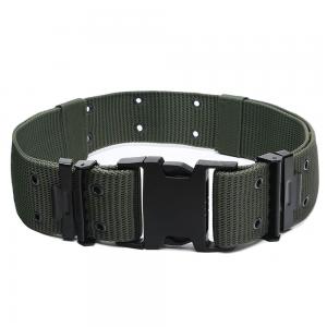  PP Man Military Tactical Nylon Polyester Army Webbing Belt with Plastic Buckle Manufactures