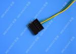 Molex Black Large 4Pin To Small 4Pin Green Yellow Power Transfer Wire Harness