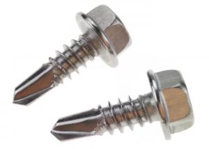  Stainless Steel Self Drilling Screws Hex Washer Head Metal Screw Tapping No. 14 Manufactures