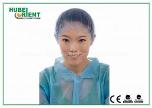  Black / White Medical Disposable Head Cap / Disposable Hair Nets/Nylon Material cap Manufactures
