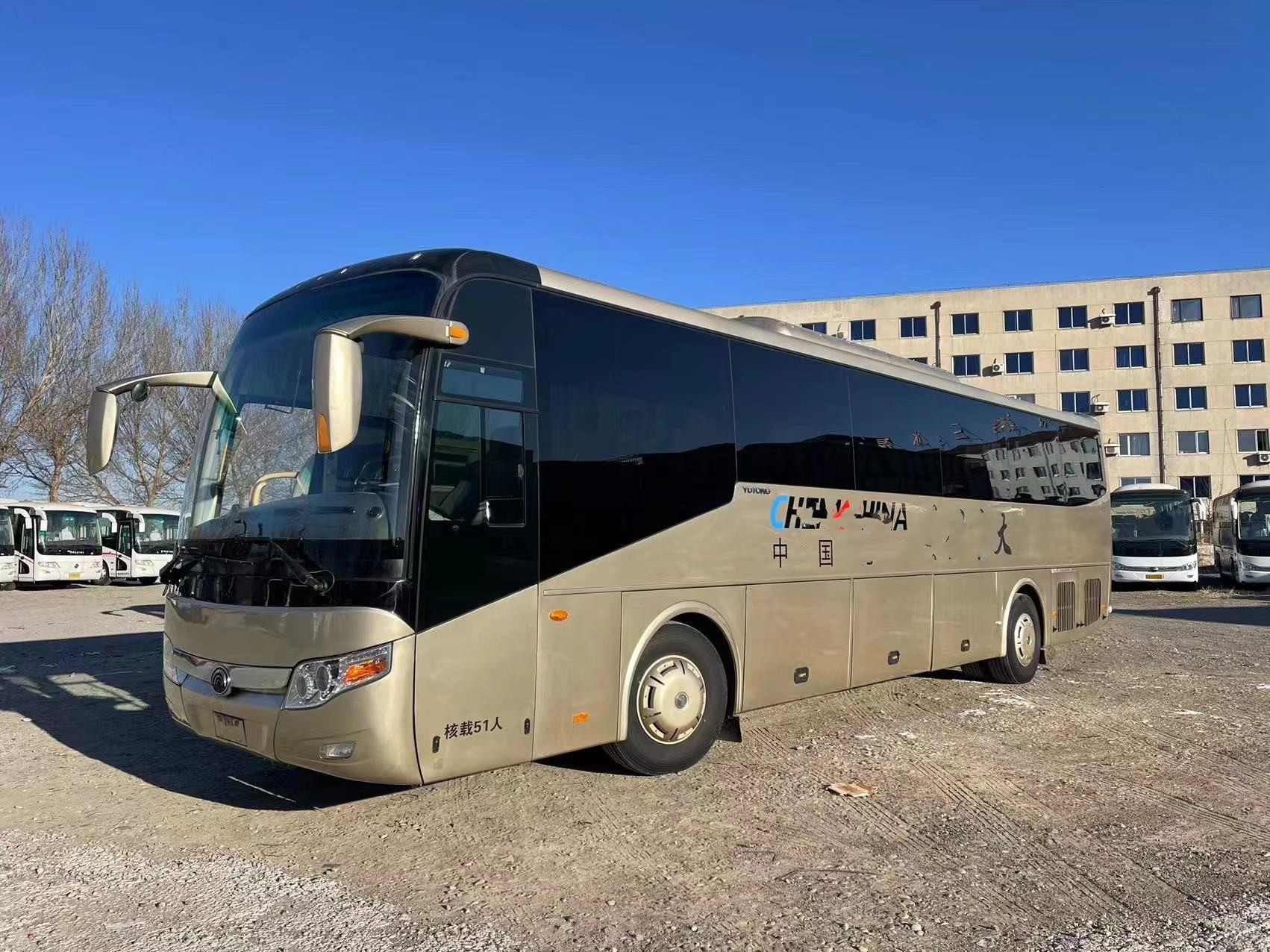 Buy cheap Used Luxury Buses 51seats Coach Two Doors Left Hand Drive Yutong Brand Weichai from wholesalers