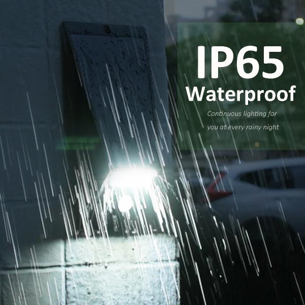 Modern Waterproof Remote Control Pir Garden Solar Wall Light Motion Sensor