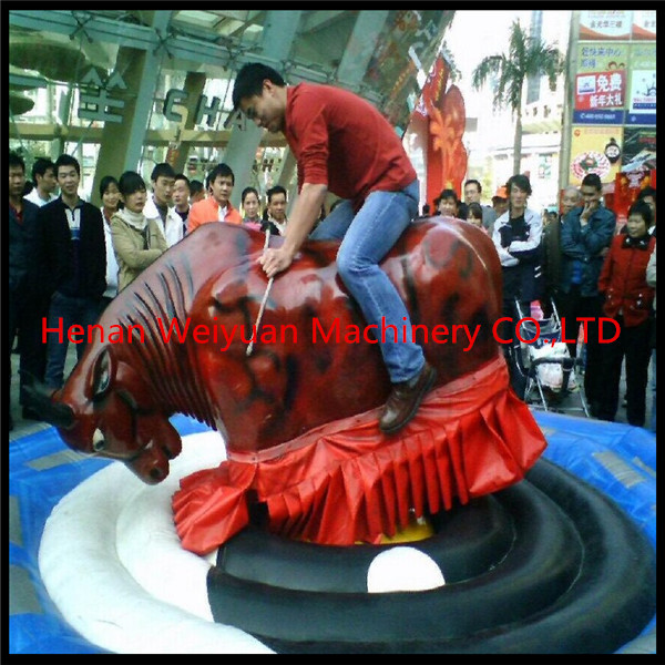 Best design cheap inflatable mechanical rodeo bull with gravity sensor