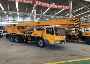 China 32m Double Lifting Hoists Hydraulic Truck Mounted Crane 70km/H Driving Speed on sale