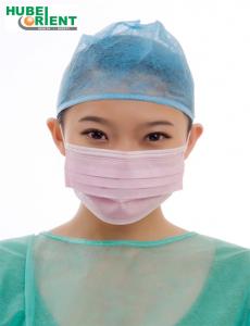  3 Ply 9*18cm Ear Loop Blue / White /Green Color Medical Mask Disposable Face Mask Manufactures
