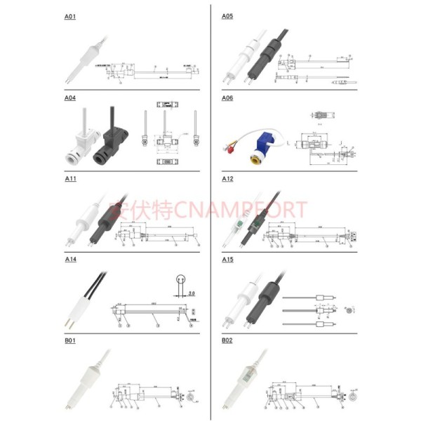 Temperature Control TDS Water Quality Sensor Probe A12 With NTC Thermal Sensor for Water Purifier Water Dispenser Coffee Machine