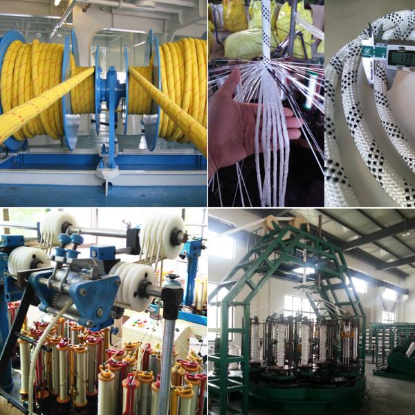 Durable Polyester Double Braided Rope Nylon Twisted Rope 4-24mm Diameter
