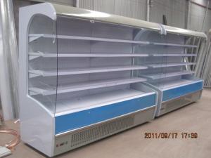  Fruit / Drink Mobile Open cooler Adjustable Shelf For Convenience Store Manufacture Manufactures