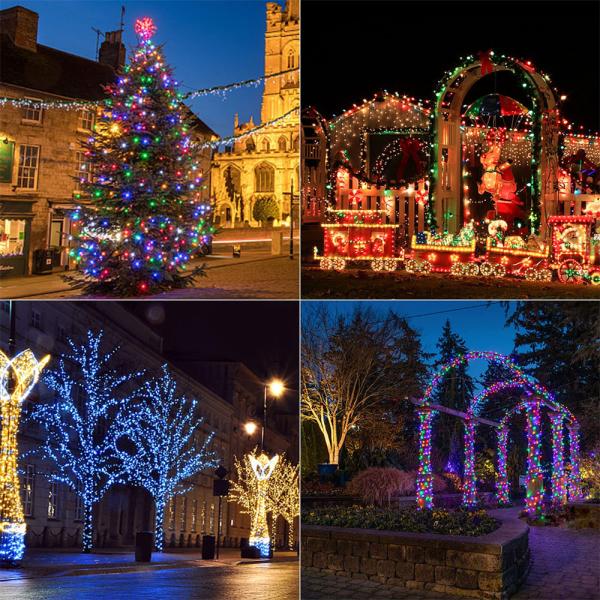 50 LED Leather Wire Waterproof String Lights Outdoor Bubble Bulb Lights