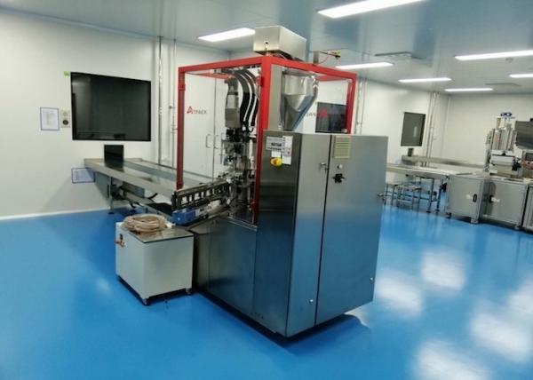 Quality Stable Cosmetic Filling Machine , Cosmetic Bottle Filler PLC HMI Screen Easy Operation for sale