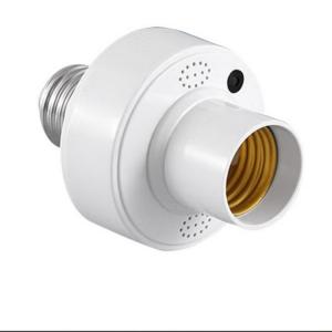 China Voice Control E27 Led Light Bulb Holder Screw Universal Switch Control Bulb Base on sale