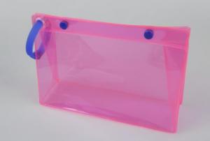  Customized Candy Color Clear Plastic Toiletry Bag With Customized Size Manufactures