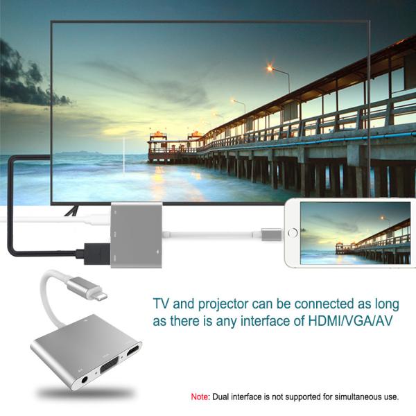 Multiport Lightning Adapter Cable