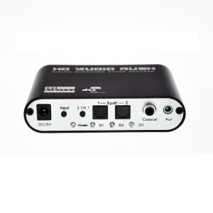 96 KHz Receiver L / R Signals SPDIF To Analog 5.1 Stereo Audio Video Converter