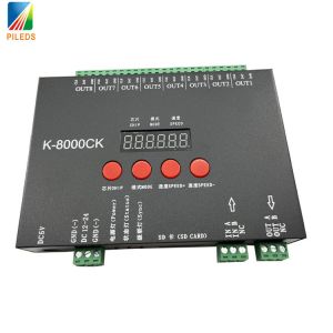 K-8000CK LED Pixel Controllers IP20 With 8 Port Sub Control