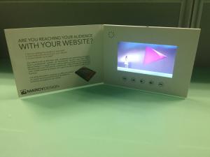  Custom design 7''  lcd screen video brochure card video mailer custom video book/booklet with video screen Manufactures