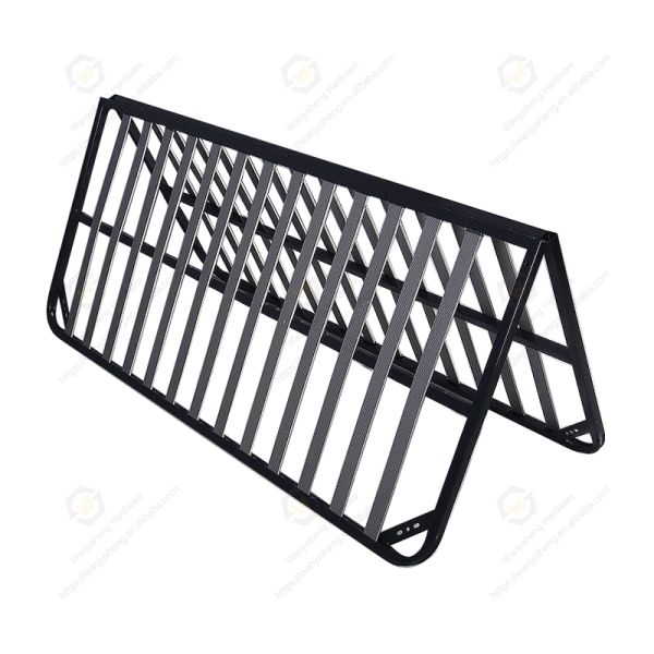 Wanjusheng Metal Rib Bed Frame Full Size Customizable Large Size Solid Support Iron Foldable Base