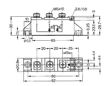 Quality MCC26-04IO8B Thyristor Modules Thyristor/Diode Modules  IXYS IGBT Power Module for sale