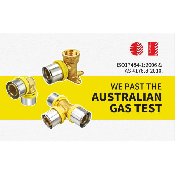 Customized TH Type Brass Press Fitting Straight Union Equal Reduced Tee Elbow Pipe Press PEX Pipe Fittings ISO CE Certificates