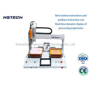 Dual Platform Automatic Soldering Robot with 2 Temp Controller For PCB Assembly