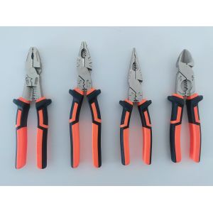 8 HIGH LEVERAGE MULTI-FUNCTION COMBINATION PLIERS HAND TOOLS HRC 62 WITH CRIMPING FUNCTION HAND TOOLS SET Eccentric Labor-saving