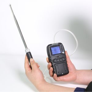 Rechargeable Lithium Battery Portable Multi 4 In 1 Gas Detector CH4 CO H2S O2