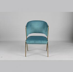  Upholstered Sillas Blue Velvet Dining Chair For Kitchen Modern Nordic Manufactures