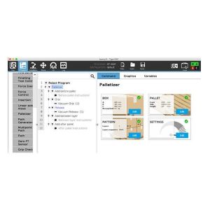 Manipulator universal robots UR10 ROBOTIQ palletizing solution quick to receive