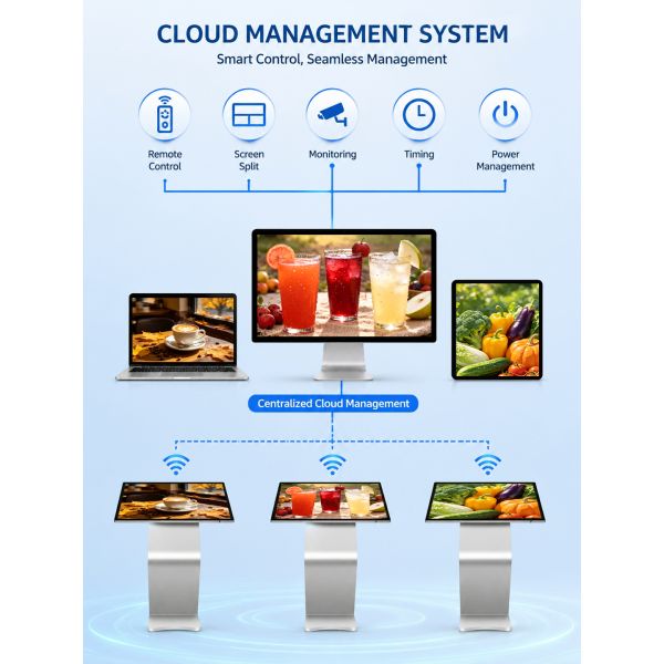 49-Inch S-Shape Landscape Advertising Display Interactive Query Machine 4K Touch Kiosk Commercial Information Board