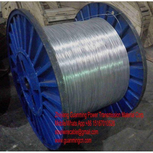 Quality Dây thép mạ kẽm làm lõi ACSR tiêu chuẩn ASTM B498 class A. for sale