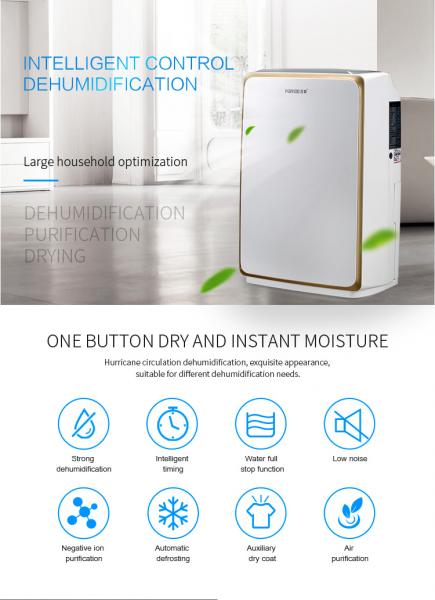 High Quality Intelligent Portable Energy Saving Home Dehumidifier