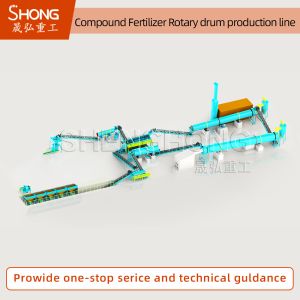  High Capacity NPK Fertilizer Drum Granulator Line with 1-10 Tons per Hour Output, Eco-friendly and Producing Round Granules Manufactures