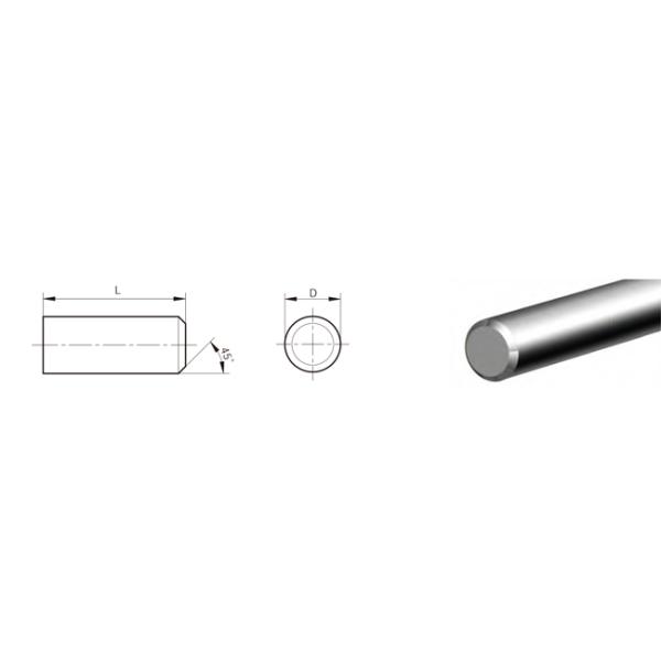 Solid Punch Mold Components Tungsten Carbide Rods For Stamping