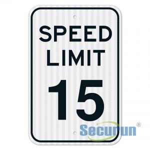  ODM HIP Reflective Speed Limit 15 55 Mph Sign for Outdoor Manufactures