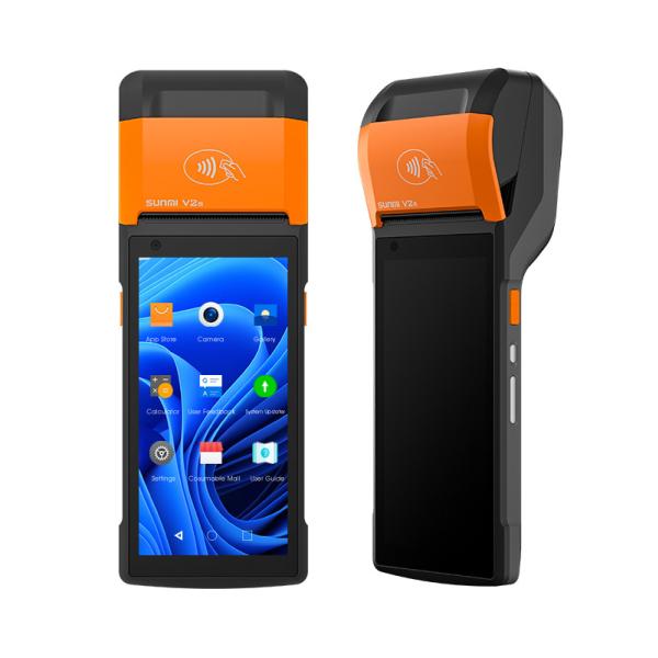 Lottery Store Sunmi V2S Smart POS Payment Terminal QR Code Scanner With Multiple