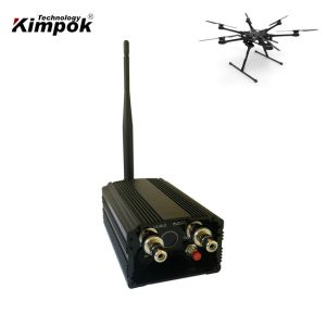 Long Distance Wireless Drones Video Transmitter 1.2Ghz Video Audio Sender with 2000mW Output Power and 2W Video Input
