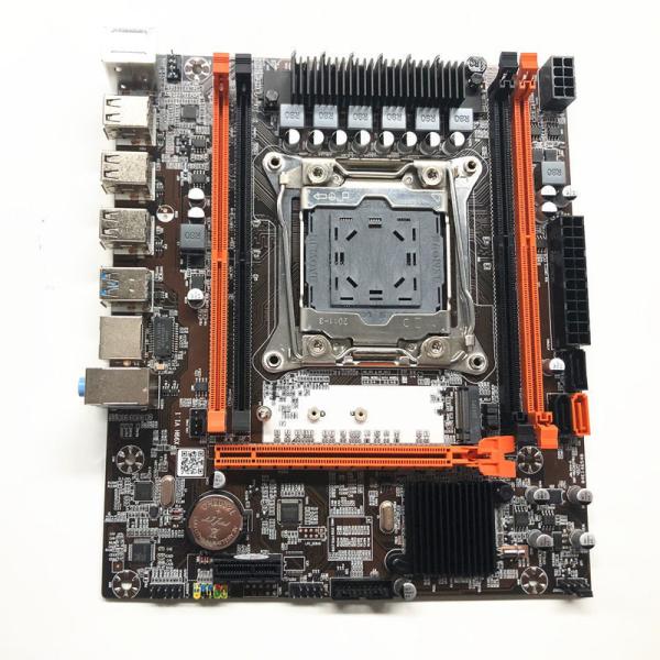 Quality Customized X99 motherboard PC server mainboard 4xDDR4 support core I7 xeon E5 v3/v4 cpu X99H mainboard for pc for sale