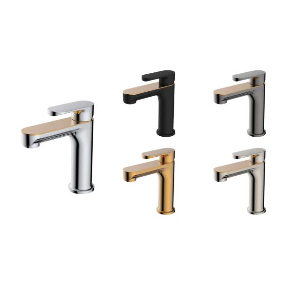 Ceramic Valve Core Hand Basin Taps Deck Mounted Single Handle