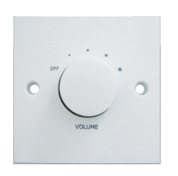 120W Volume Control Wall PC Material Volume Control with Switch