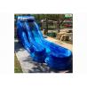 Playground Giant Inflatable Slide , Safe Inflatable Double Slide for sale