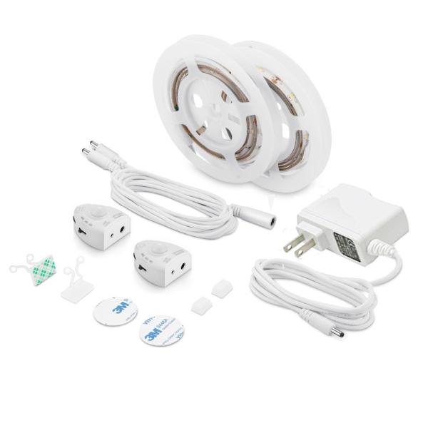 Quality Under Bed Lights Motion Sensor for Double Bed, Motion Activated Bed LED Light Strip with Automatic Shut Off Timer for sale
