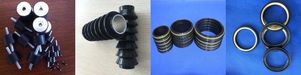 Silicone Hinge Pin Door Stop Rubber Tip 40 - 90 Shore A Hardness ISO 9001 Approved