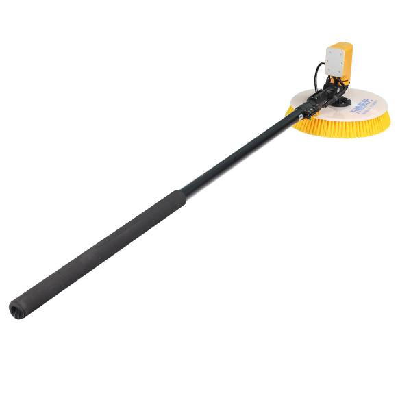 Solar Panel Cleaning System with 3.5 M Extendable Handle and Single-Disc Rotary
