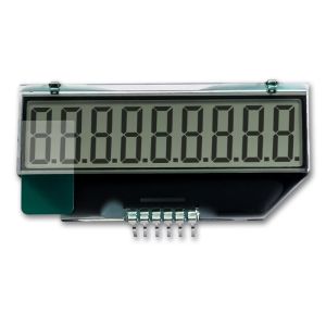 Custom Segment LCD Module 3V TN Mono , 7 Segment Lcd Display 6 Digit