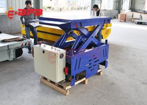  Flexible Motorised Trolleys Carts , Steerable Trackless Battery Transfer Cart On Cement Floor Manufactures